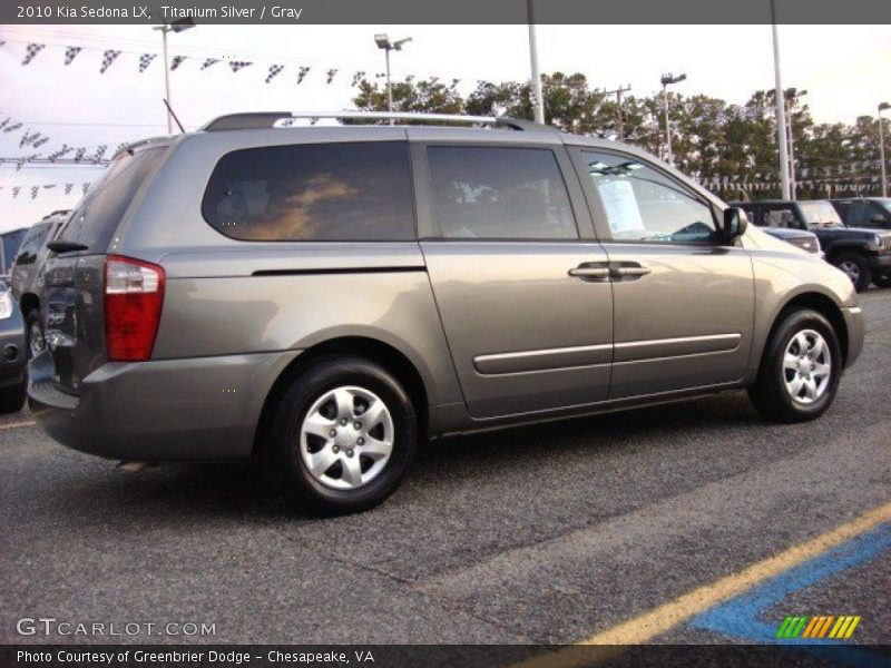 Titanium Silver / Gray 2010 Kia Sedona LX