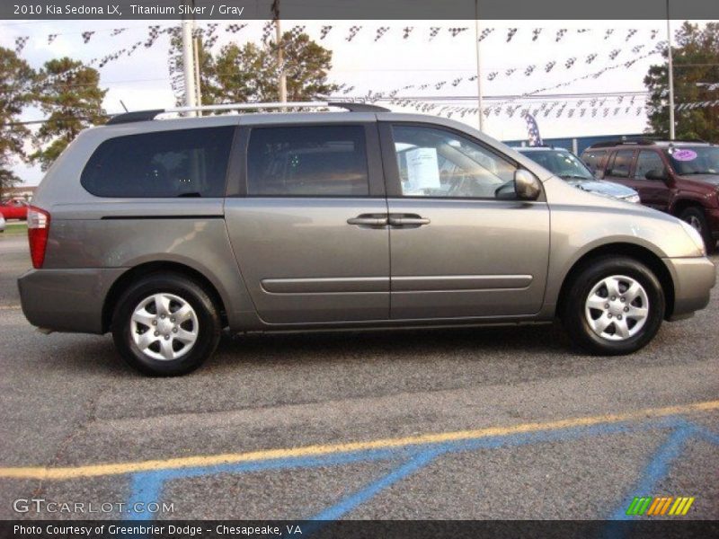 Titanium Silver / Gray 2010 Kia Sedona LX
