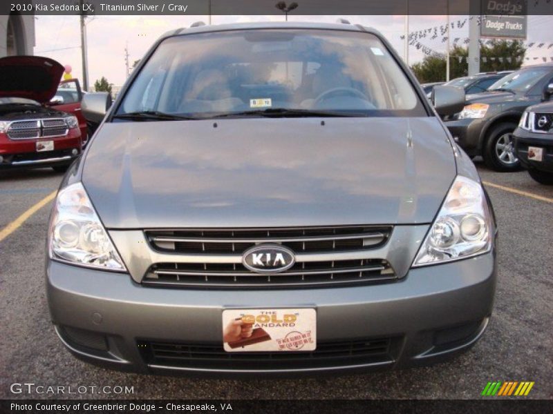 Titanium Silver / Gray 2010 Kia Sedona LX