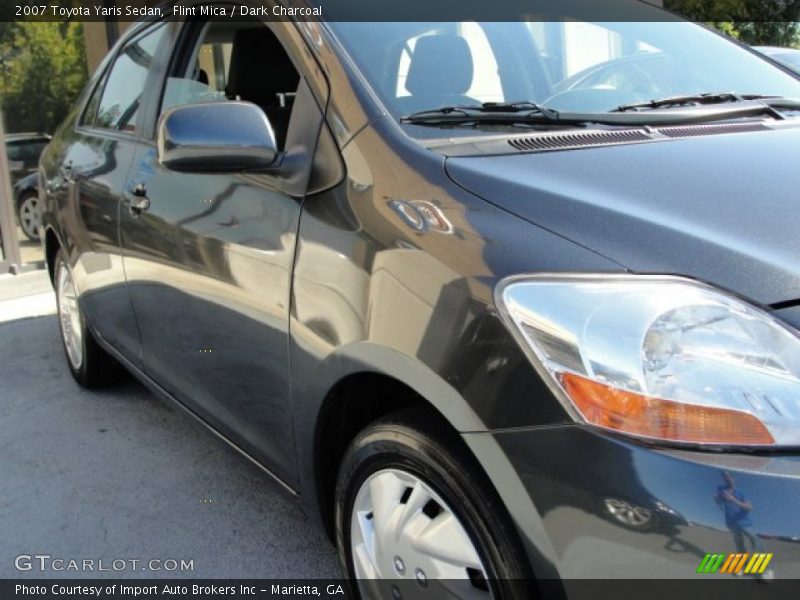 Flint Mica / Dark Charcoal 2007 Toyota Yaris Sedan