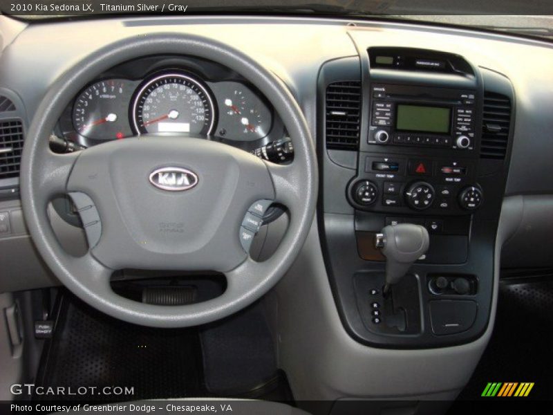 Titanium Silver / Gray 2010 Kia Sedona LX