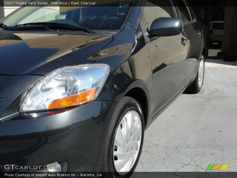 Flint Mica / Dark Charcoal 2007 Toyota Yaris Sedan
