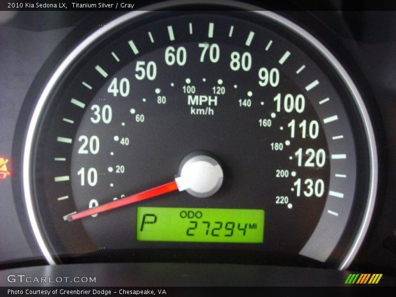 Titanium Silver / Gray 2010 Kia Sedona LX