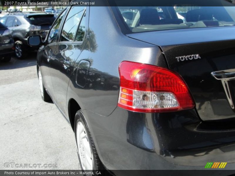 Flint Mica / Dark Charcoal 2007 Toyota Yaris Sedan