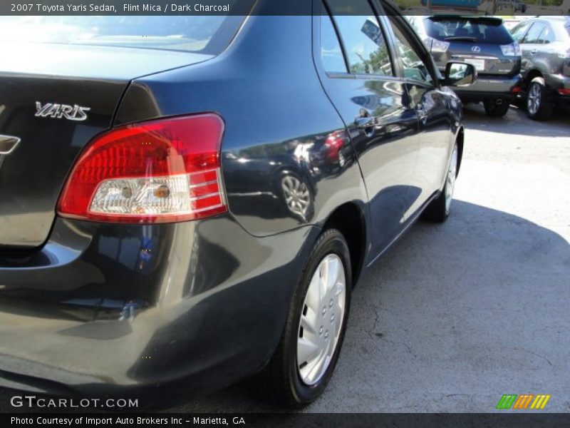 Flint Mica / Dark Charcoal 2007 Toyota Yaris Sedan