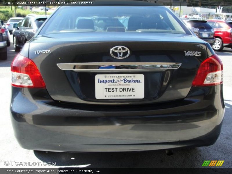 Flint Mica / Dark Charcoal 2007 Toyota Yaris Sedan