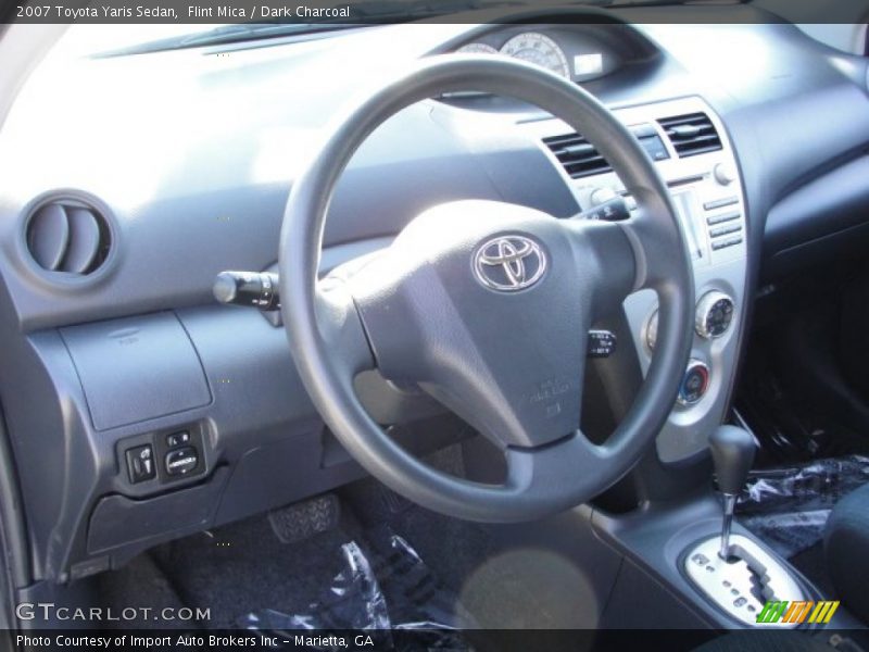 Flint Mica / Dark Charcoal 2007 Toyota Yaris Sedan