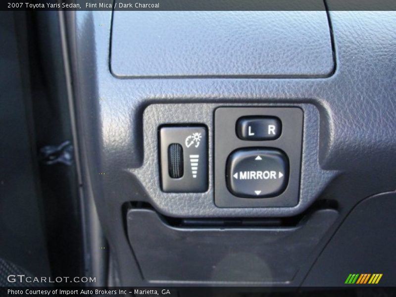 Flint Mica / Dark Charcoal 2007 Toyota Yaris Sedan