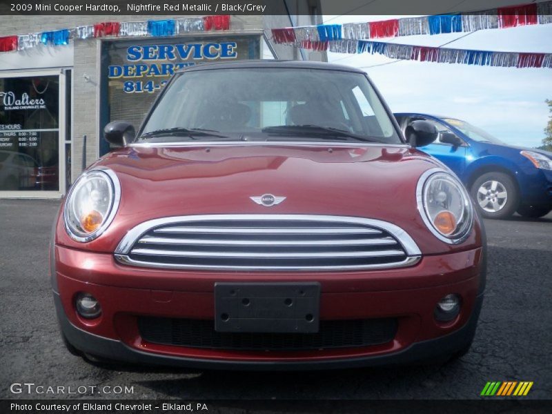 Nightfire Red Metallic / Black/Grey 2009 Mini Cooper Hardtop