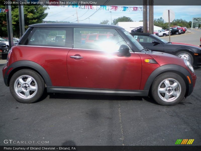 Nightfire Red Metallic / Black/Grey 2009 Mini Cooper Hardtop