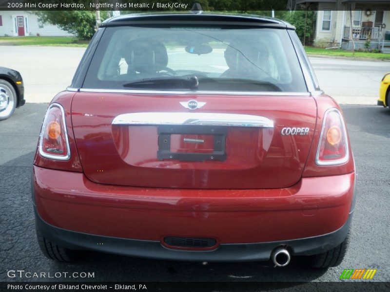 Nightfire Red Metallic / Black/Grey 2009 Mini Cooper Hardtop