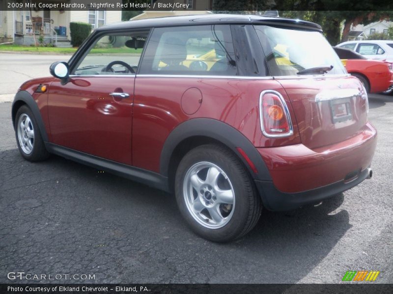 Nightfire Red Metallic / Black/Grey 2009 Mini Cooper Hardtop