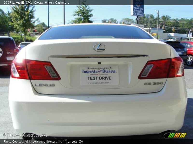 Crystal White / Cashmere 2007 Lexus ES 350