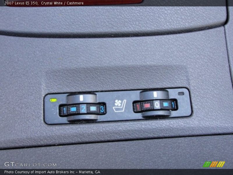 Crystal White / Cashmere 2007 Lexus ES 350