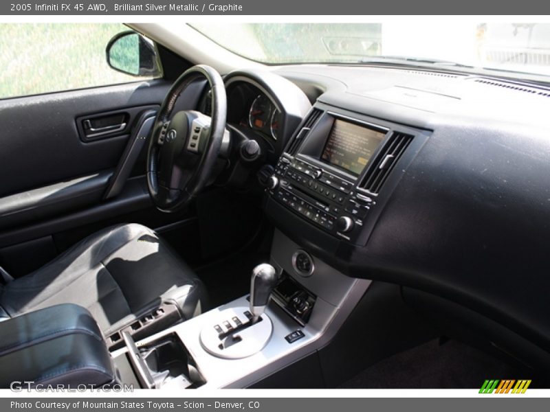 Brilliant Silver Metallic / Graphite 2005 Infiniti FX 45 AWD