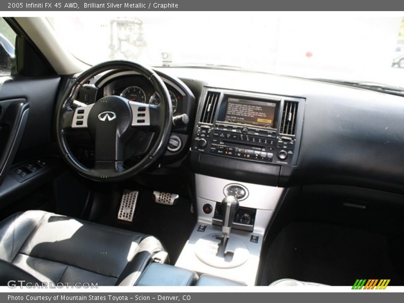 Brilliant Silver Metallic / Graphite 2005 Infiniti FX 45 AWD