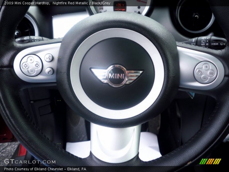 Nightfire Red Metallic / Black/Grey 2009 Mini Cooper Hardtop