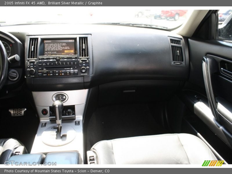 Brilliant Silver Metallic / Graphite 2005 Infiniti FX 45 AWD