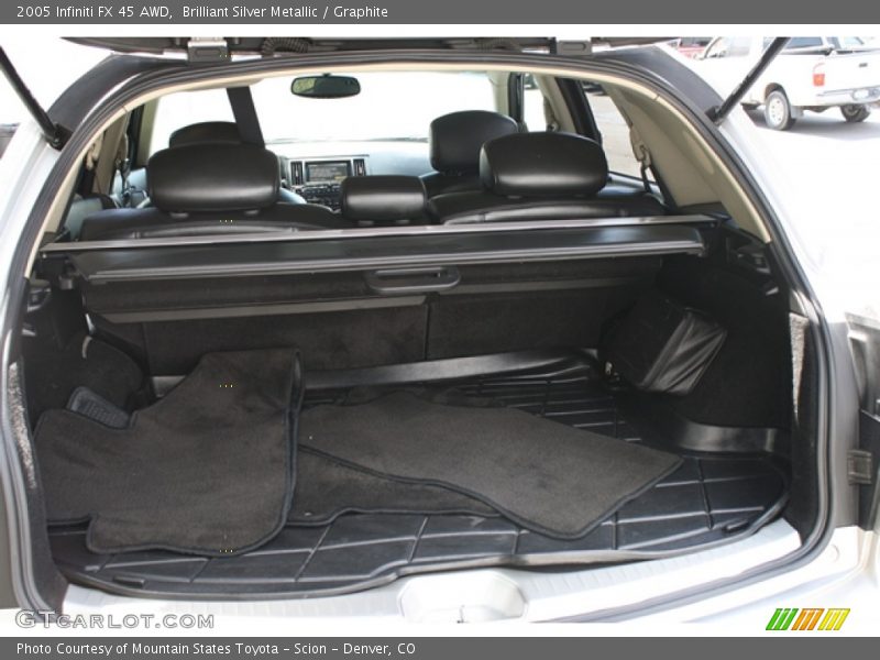 Brilliant Silver Metallic / Graphite 2005 Infiniti FX 45 AWD