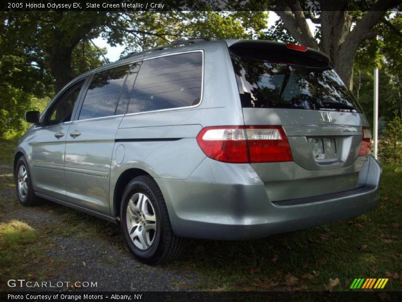 Slate Green Metallic / Gray 2005 Honda Odyssey EX
