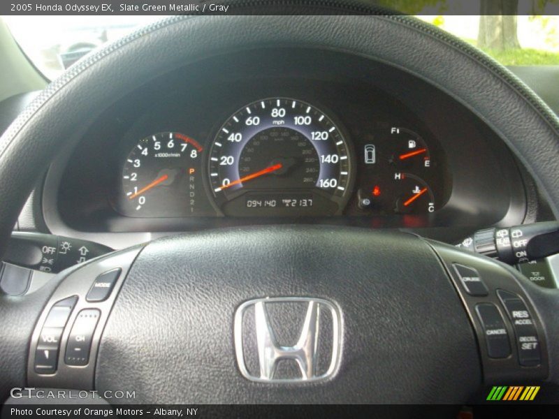 Slate Green Metallic / Gray 2005 Honda Odyssey EX