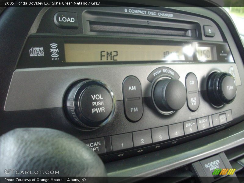Slate Green Metallic / Gray 2005 Honda Odyssey EX