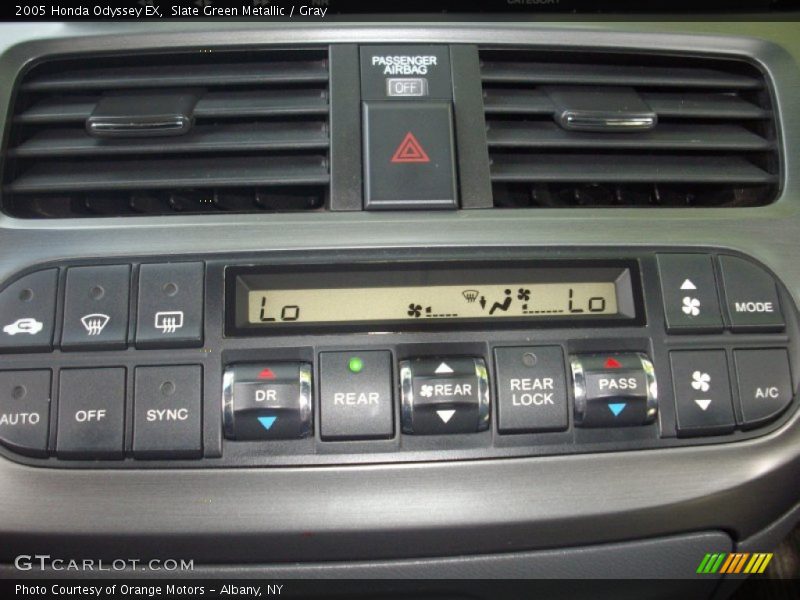 Slate Green Metallic / Gray 2005 Honda Odyssey EX