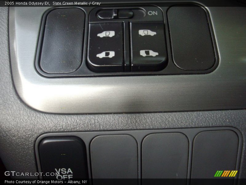 Slate Green Metallic / Gray 2005 Honda Odyssey EX