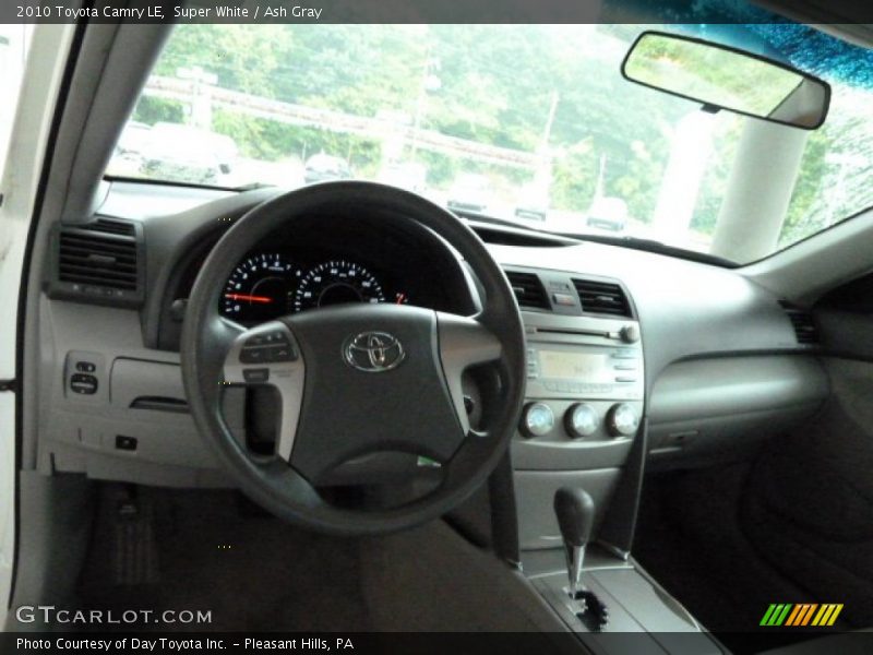Super White / Ash Gray 2010 Toyota Camry LE