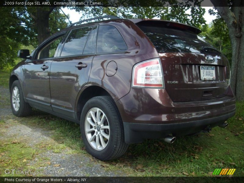 Cinnamon Metallic / Camel 2009 Ford Edge SEL AWD