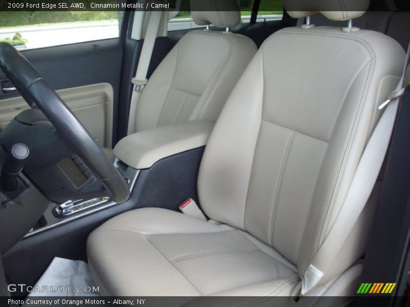 Cinnamon Metallic / Camel 2009 Ford Edge SEL AWD