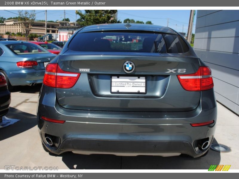Tasman Green Metallic / Oyster 2008 BMW X6 xDrive35i