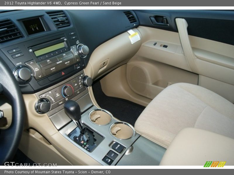  2012 Highlander V6 4WD Sand Beige Interior