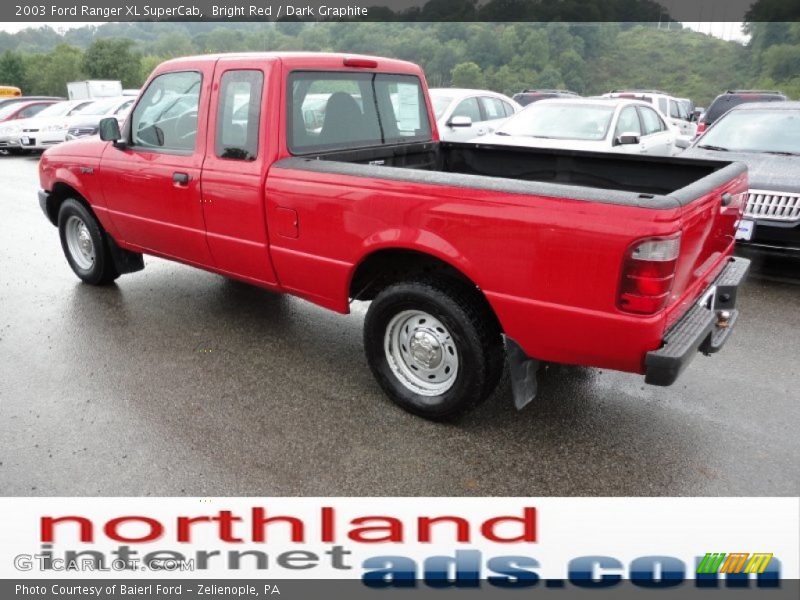 Bright Red / Dark Graphite 2003 Ford Ranger XL SuperCab