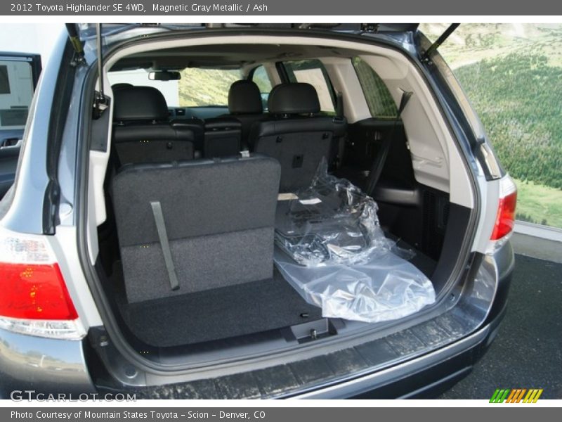 Magnetic Gray Metallic / Ash 2012 Toyota Highlander SE 4WD