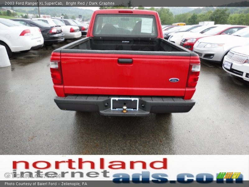 Bright Red / Dark Graphite 2003 Ford Ranger XL SuperCab
