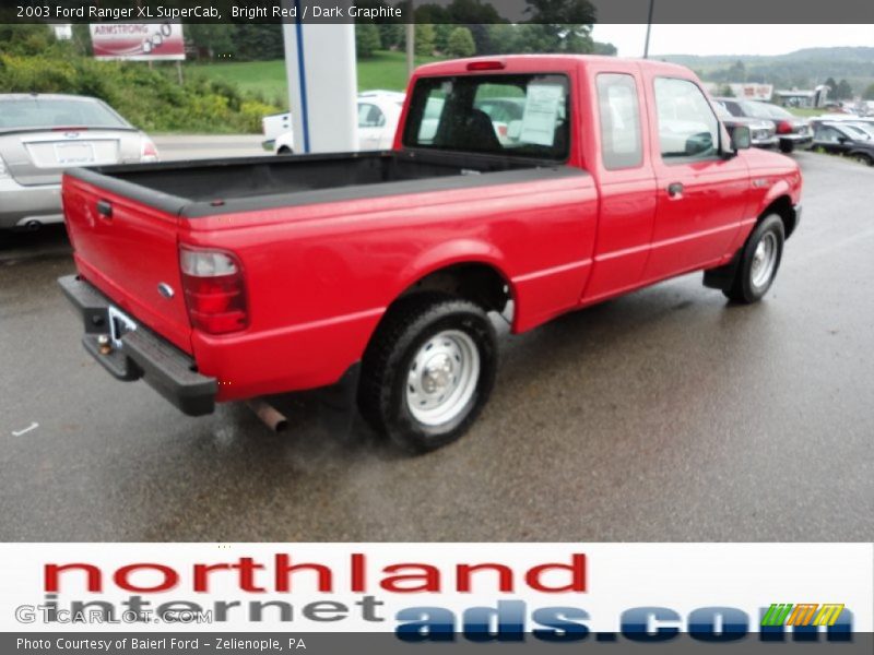 Bright Red / Dark Graphite 2003 Ford Ranger XL SuperCab