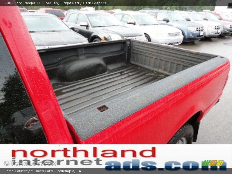 Bright Red / Dark Graphite 2003 Ford Ranger XL SuperCab