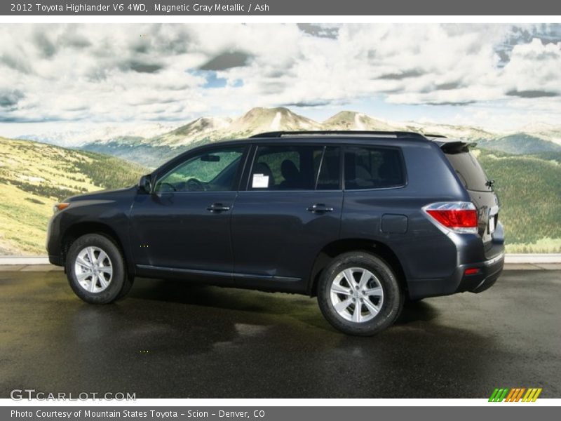 Magnetic Gray Metallic / Ash 2012 Toyota Highlander V6 4WD