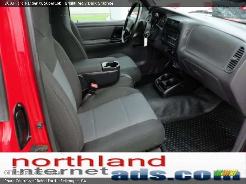Bright Red / Dark Graphite 2003 Ford Ranger XL SuperCab