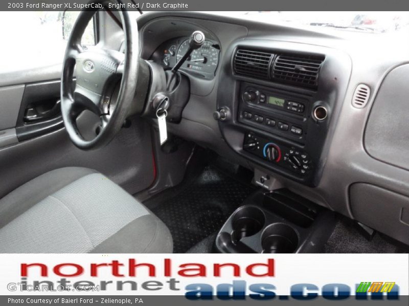 Bright Red / Dark Graphite 2003 Ford Ranger XL SuperCab