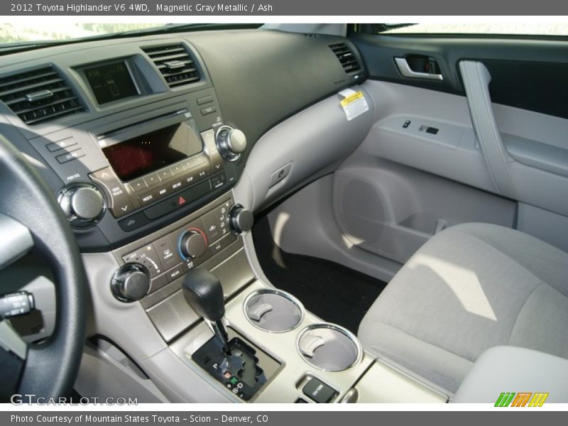 Magnetic Gray Metallic / Ash 2012 Toyota Highlander V6 4WD