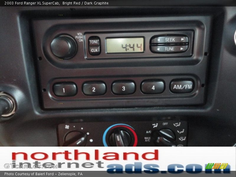 Bright Red / Dark Graphite 2003 Ford Ranger XL SuperCab