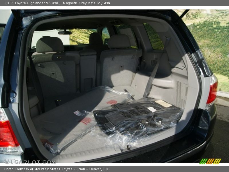 Magnetic Gray Metallic / Ash 2012 Toyota Highlander V6 4WD