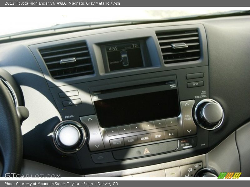 Magnetic Gray Metallic / Ash 2012 Toyota Highlander V6 4WD