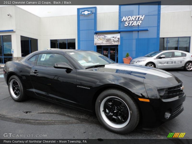 Black / Black 2012 Chevrolet Camaro LS Coupe