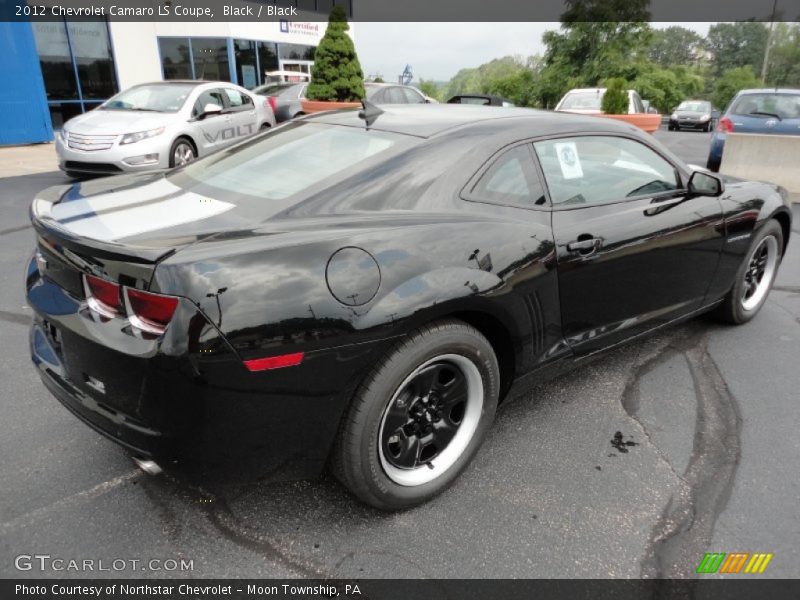 Black / Black 2012 Chevrolet Camaro LS Coupe