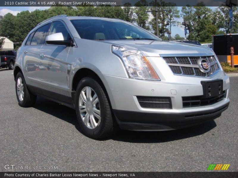 Radiant Silver / Shale/Brownstone 2010 Cadillac SRX 4 V6 AWD