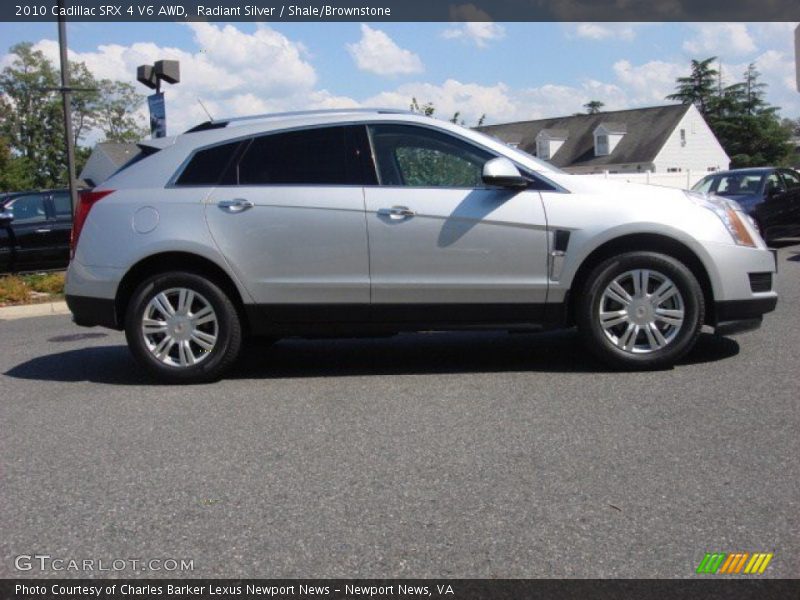 Radiant Silver / Shale/Brownstone 2010 Cadillac SRX 4 V6 AWD