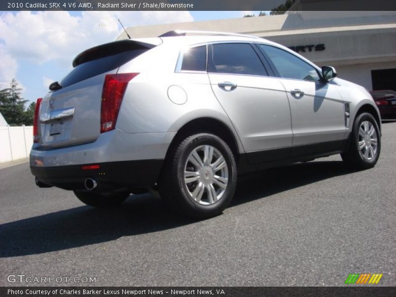 Radiant Silver / Shale/Brownstone 2010 Cadillac SRX 4 V6 AWD